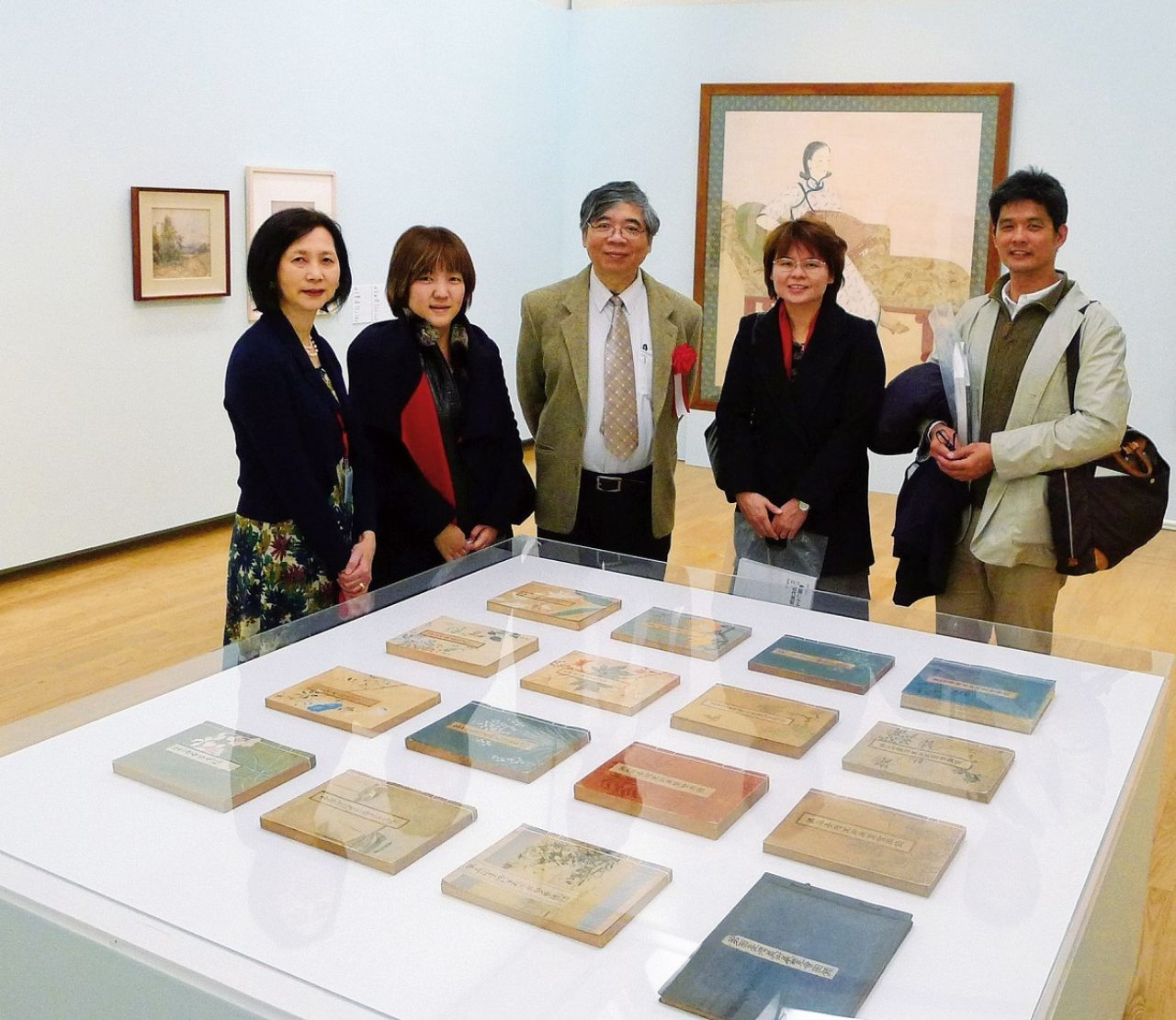「官展中的近代美術」特展在福岡亞洲美術館開幕。(2014.2.13~3.8)
